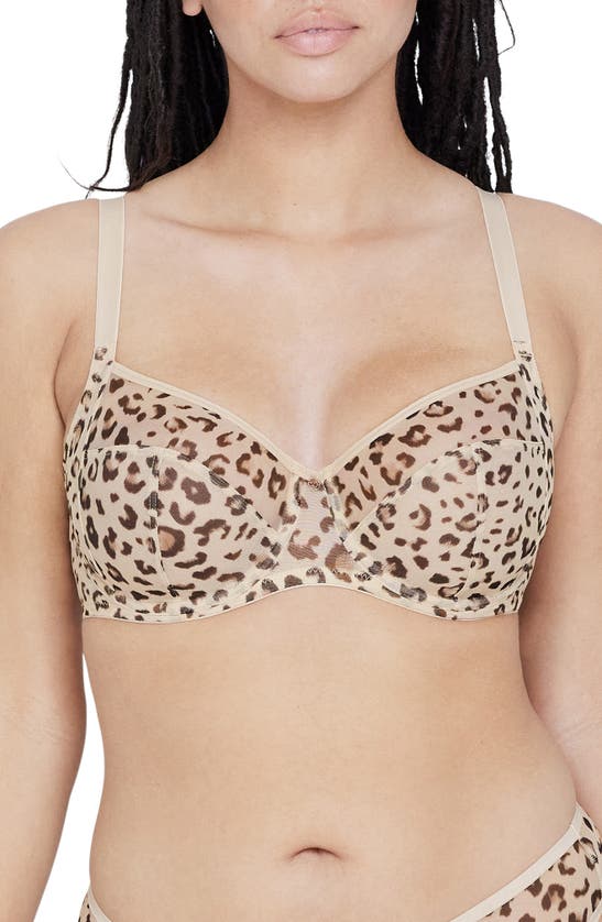 Skarlett Blue Spellbound Convertible Spacer T-shirt Bra In Leo Leoprd