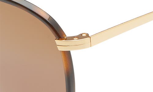 Shop Maui Jim Noni 54mm Polarizedplus® Round Sunglasses In Tortoise With Gold/hcl Bronze