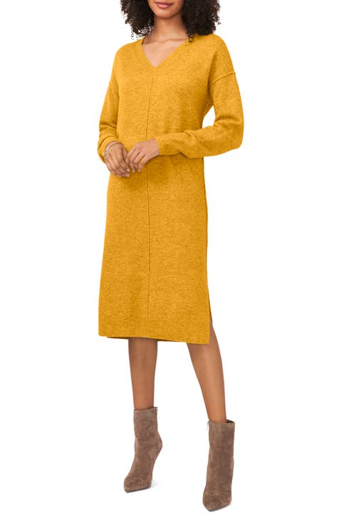 Gucci Mustard Yellow Jersey Plisse Mini Dress S Gucci