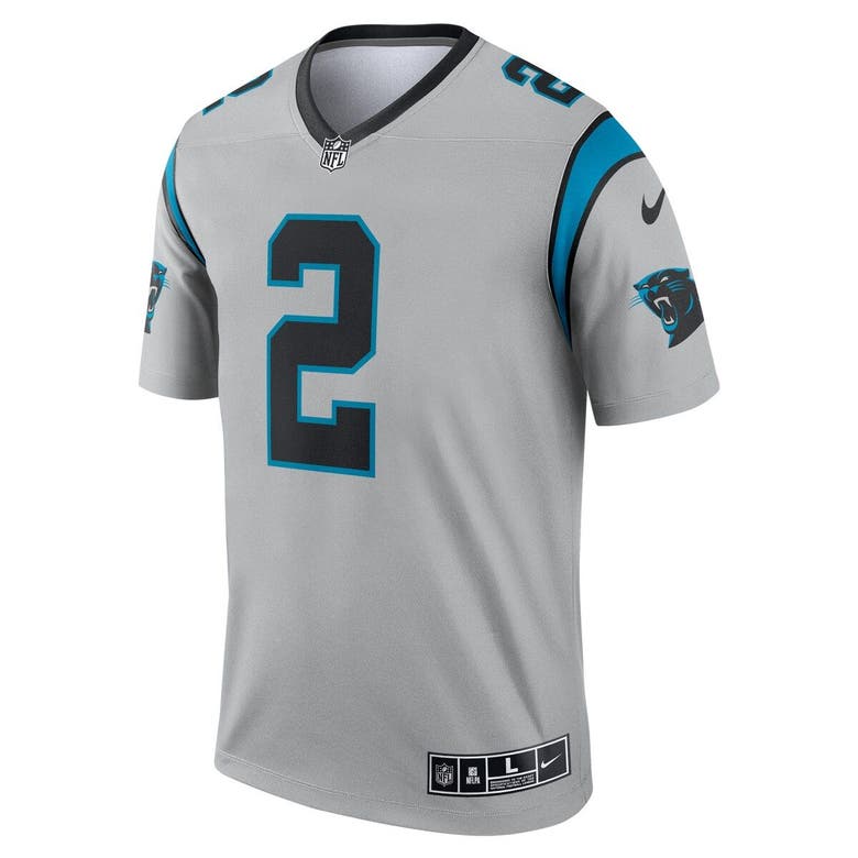 Nike D.j. Moore Silver Carolina Trouserhers Inverted Legend Jersey