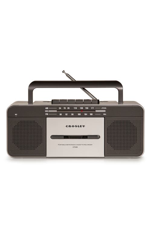 Crosley Radio CT101 Bluetooth® Cassette Player in Gray