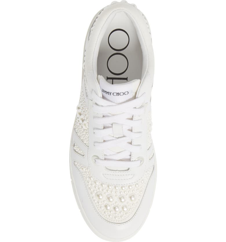 Jimmy Choo Hawaii Imitation Pearl Embellished Sneaker Nordstrom Jimmy Choo Hawaii Imitation Pearl Embellished Sneaker Nordstrom