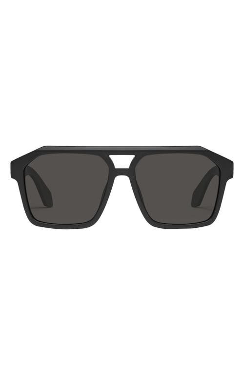 Soundcheck 48mm Polarized Aviator Sunglasses in Matte Black Polarized