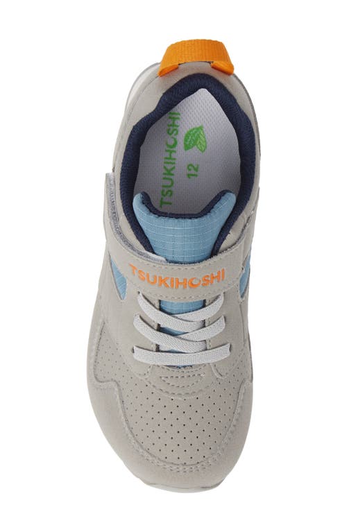 Tsukihoshi Racer Washable Sneaker In Gray/sea
