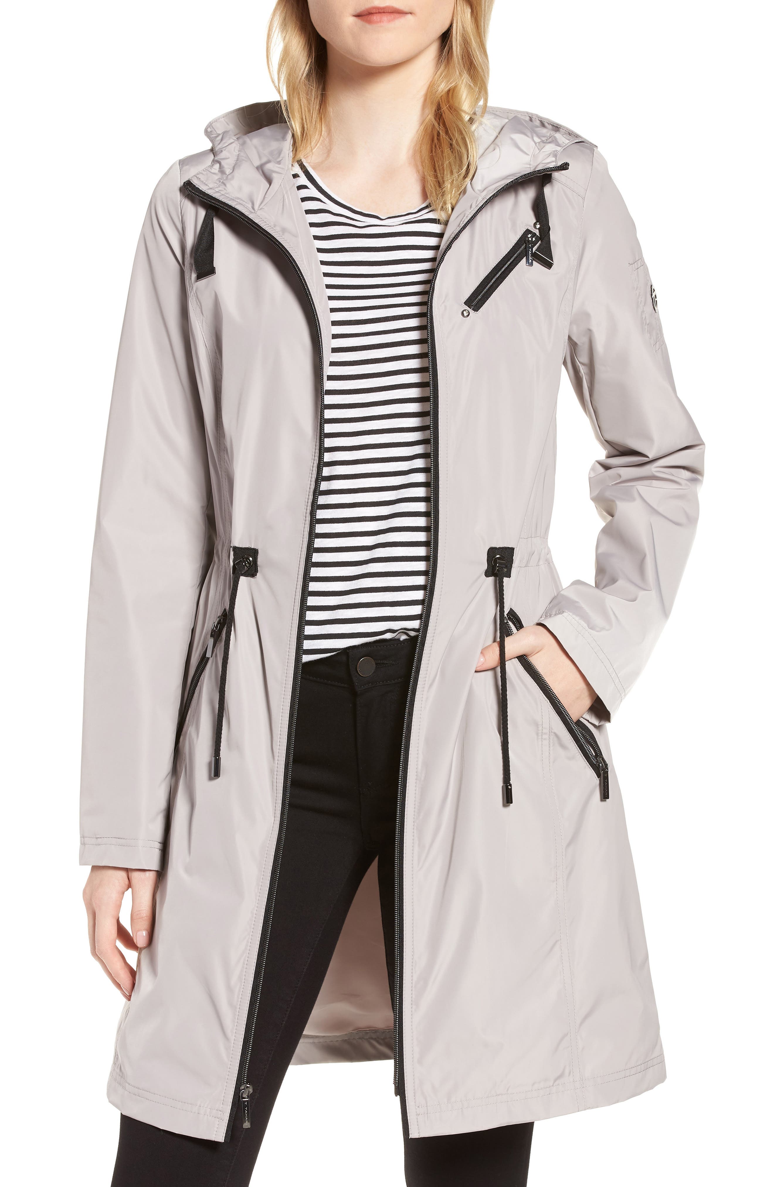 tahari raincoat