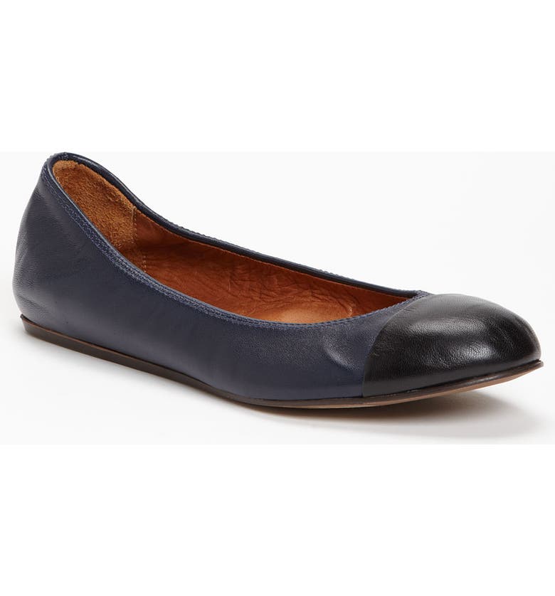 Lanvin Cap Toe Ballerina Flat | Nordstrom