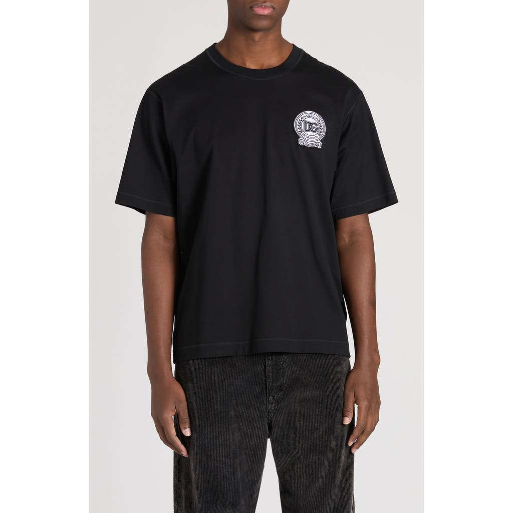Dolce & Gabbana Black Dg Logo T-shirt
