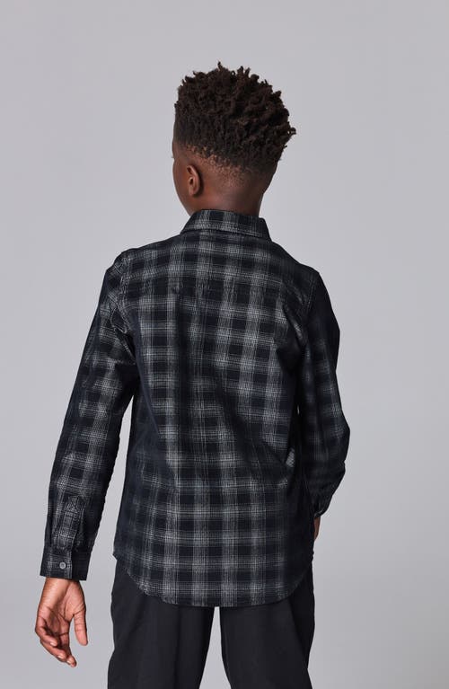 SMALLSAINTS BY ALLSAINTS SMALLSAINTS BY ALLSAINTS KIDS' CHECK LONG SLEEVE COTTON BUTTON-UP SHIRT 