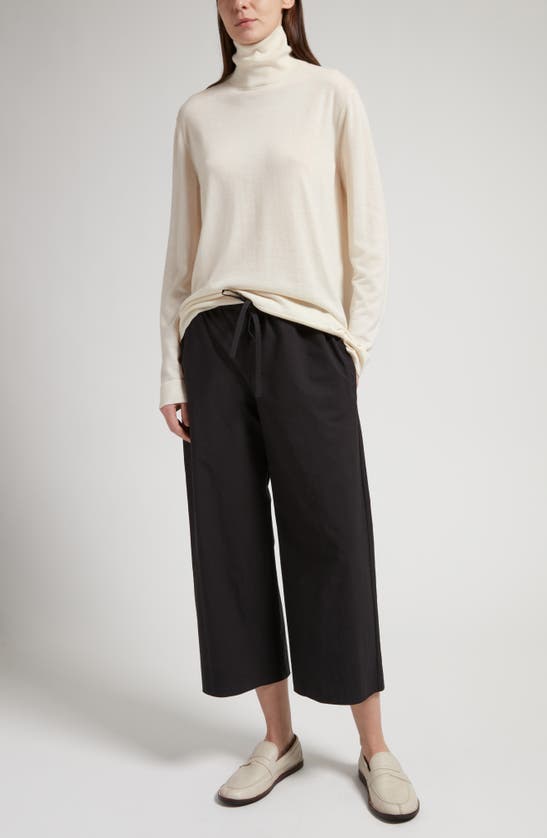 Shop The Row Fulton Cashmere Turtleneck Sweater In Ivory