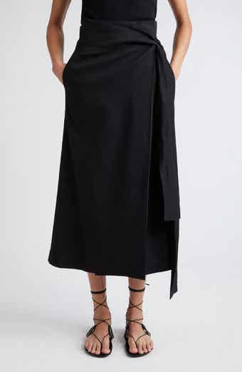 COS Jersey Faux Wrap Skirt Nordstrom