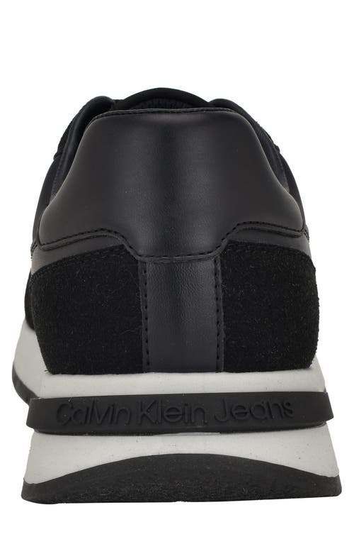 Calvin Klein Men's Picio Lace-up Casual Sneakers In Black