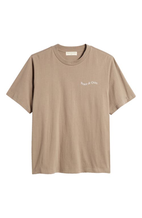 Wordmark Graphic T-Shirt in Clay
