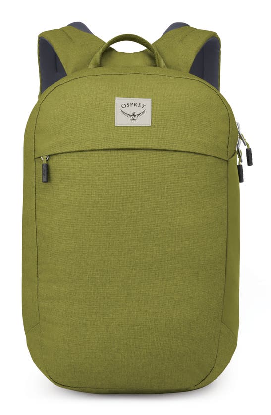 Shop Osprey Large Arcane Recycled Polyester Commuter Backpack In Matcha Green Heather