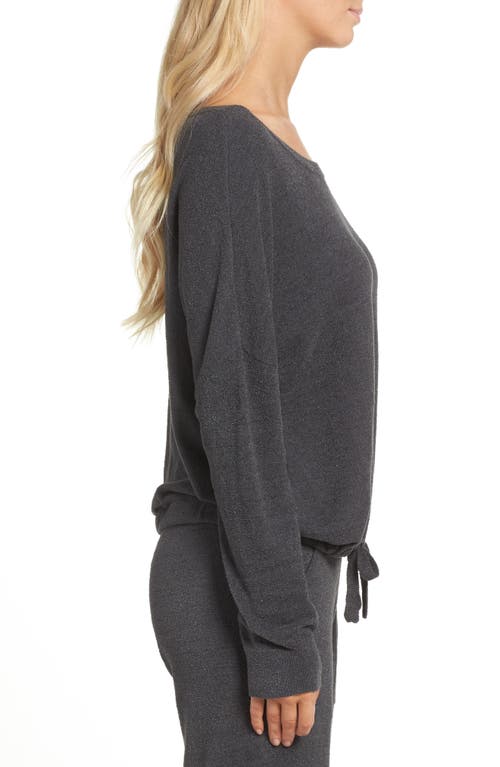 Barefoot Dreams Cozychic Ultra Lite® Lounge Pullover In Carbon