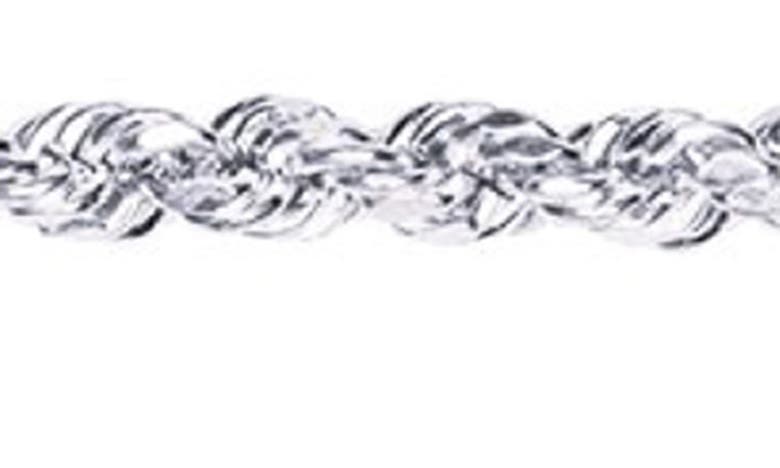 Best Silver Rope Chain Necklace In Silver