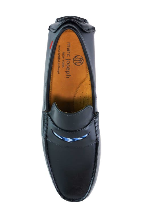 Marc Joseph New York Allentown Lane Driving Shoe In Black Napa