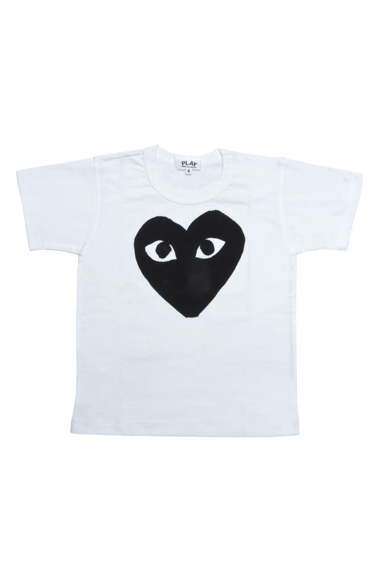 Comme des Garçons PLAY Black Heart Graphic T-Shirt (Toddler & Little ...