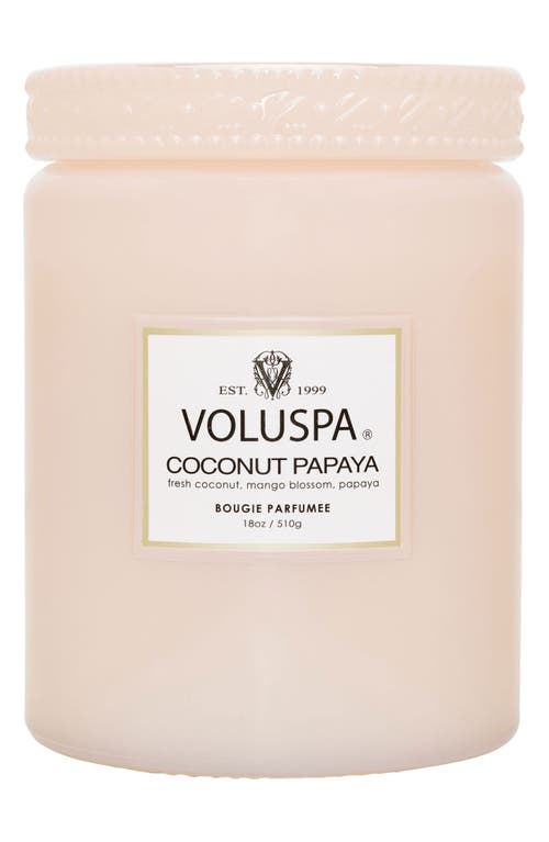 Voluspa Coconut Papaya Large Jar Candle In Coconut Papaya