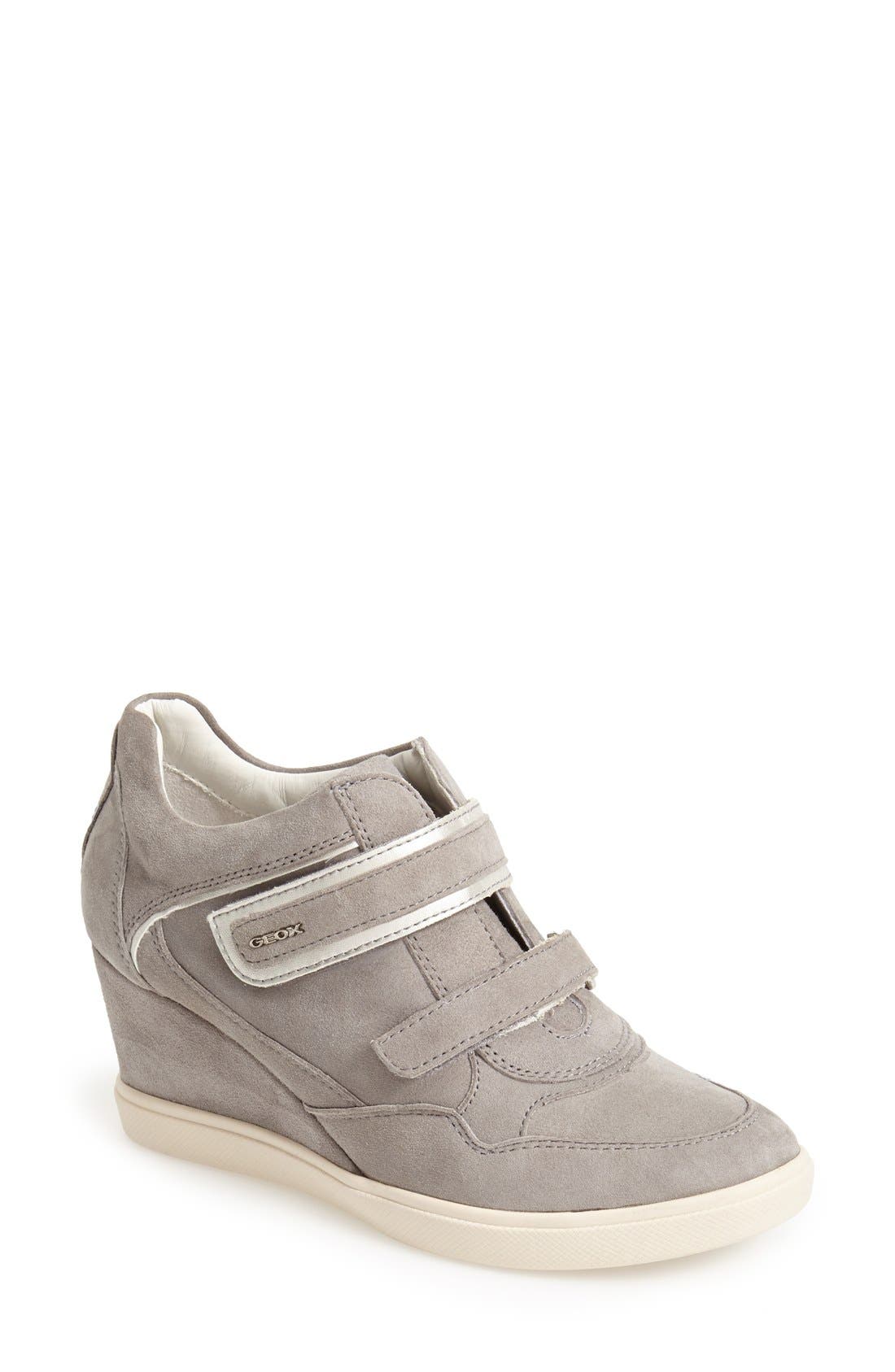 Geox 'Eleni 11' Suede Wedge Sneaker (Women) Nordstrom