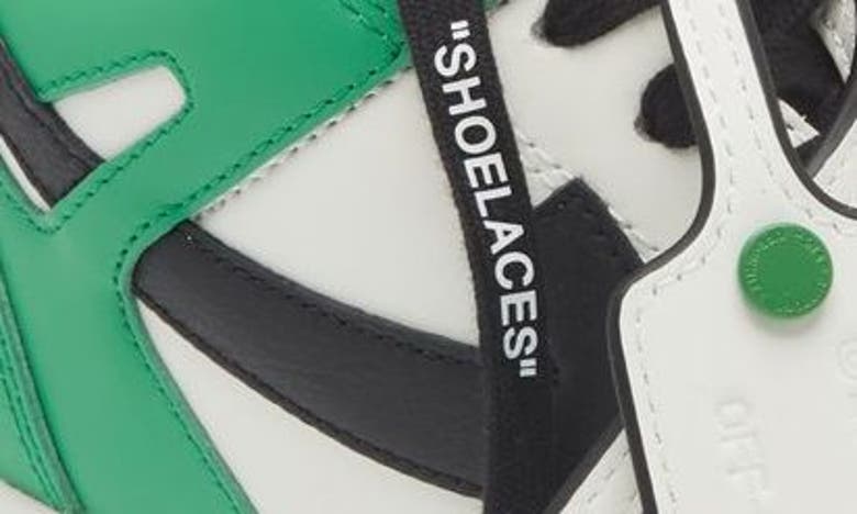 Shop Off-white Out Of Office Low Top Sneaker In Green Black