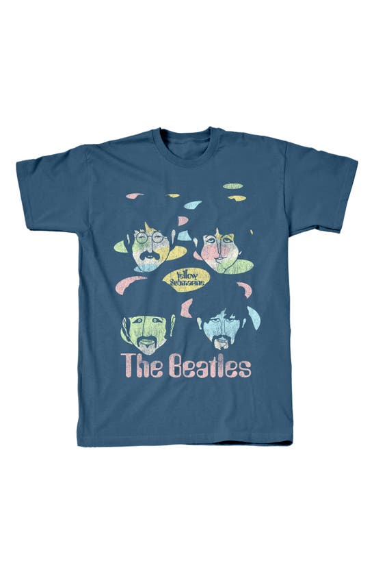 Shop Tsc Miami Beatles Heads Graphic T-shirt In Indigo Blue