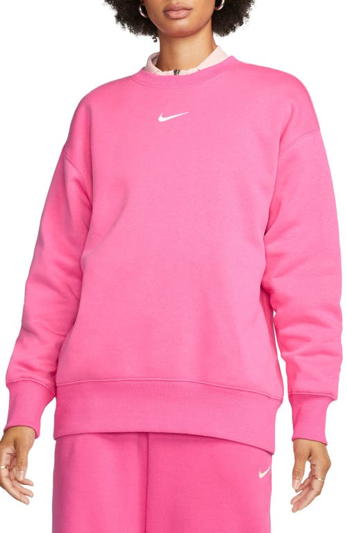 Nike Sportswear Phoenix Sweatshirt in Pinksicle/Sail
