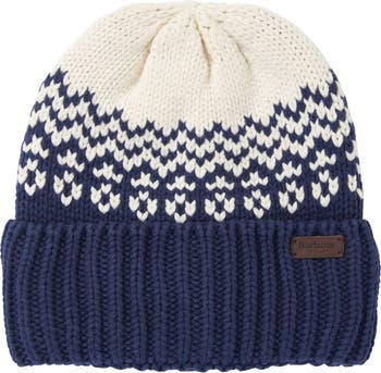 Barbour Fontwell Nordstrom Lined Fleece Beanie Fair Blend Isle Cotton 