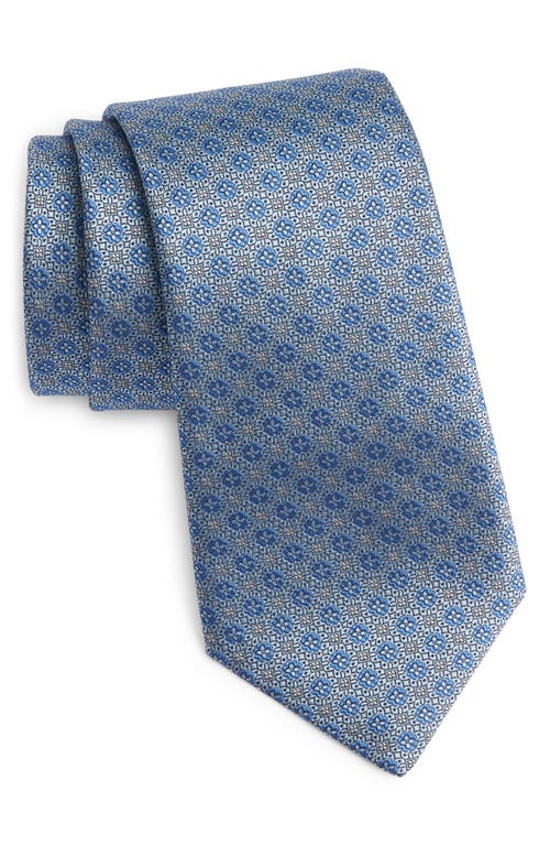 Canali Floral Medallion Silk Tie in at Nordstrom