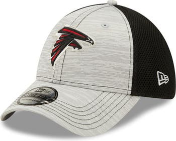 Men's New Era Gray/Black Atlanta Falcons Prime 39THIRTY Flex Hat