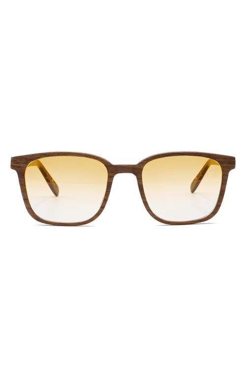 Bôhten Jetter 50mm Gradient Square Sunglasses in Dark Brown /Orange Gradient