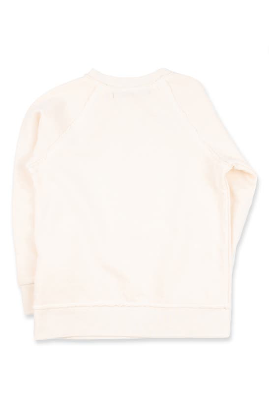 Shop Miki Miette Kids' Iggy Sweatshirt In Cream