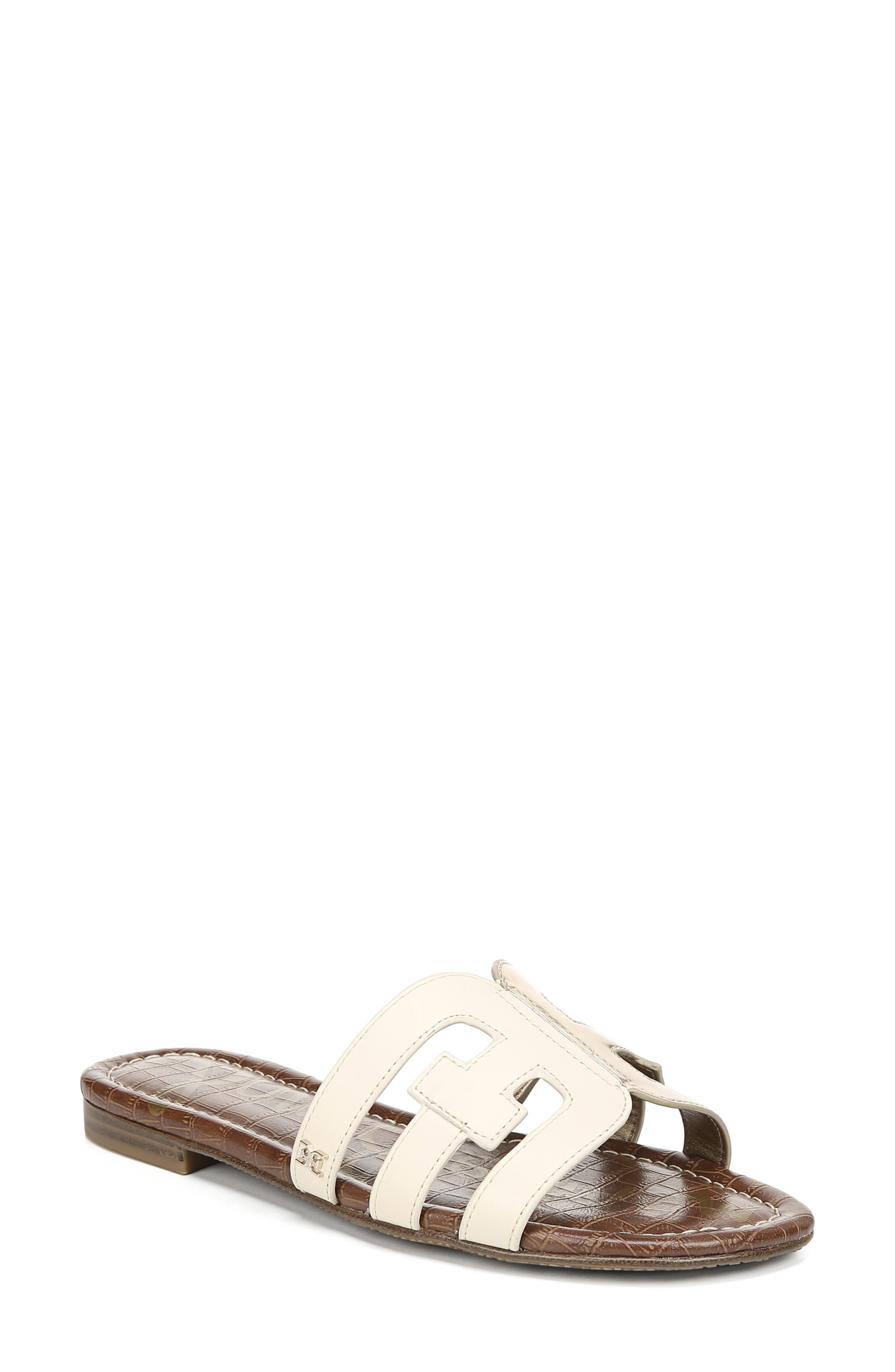 bay cutout slide sandal