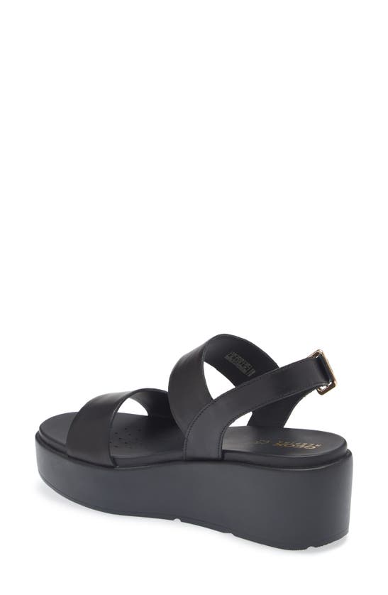 Shop Geox Xand Slingback Platform Wedge Sandal In Black