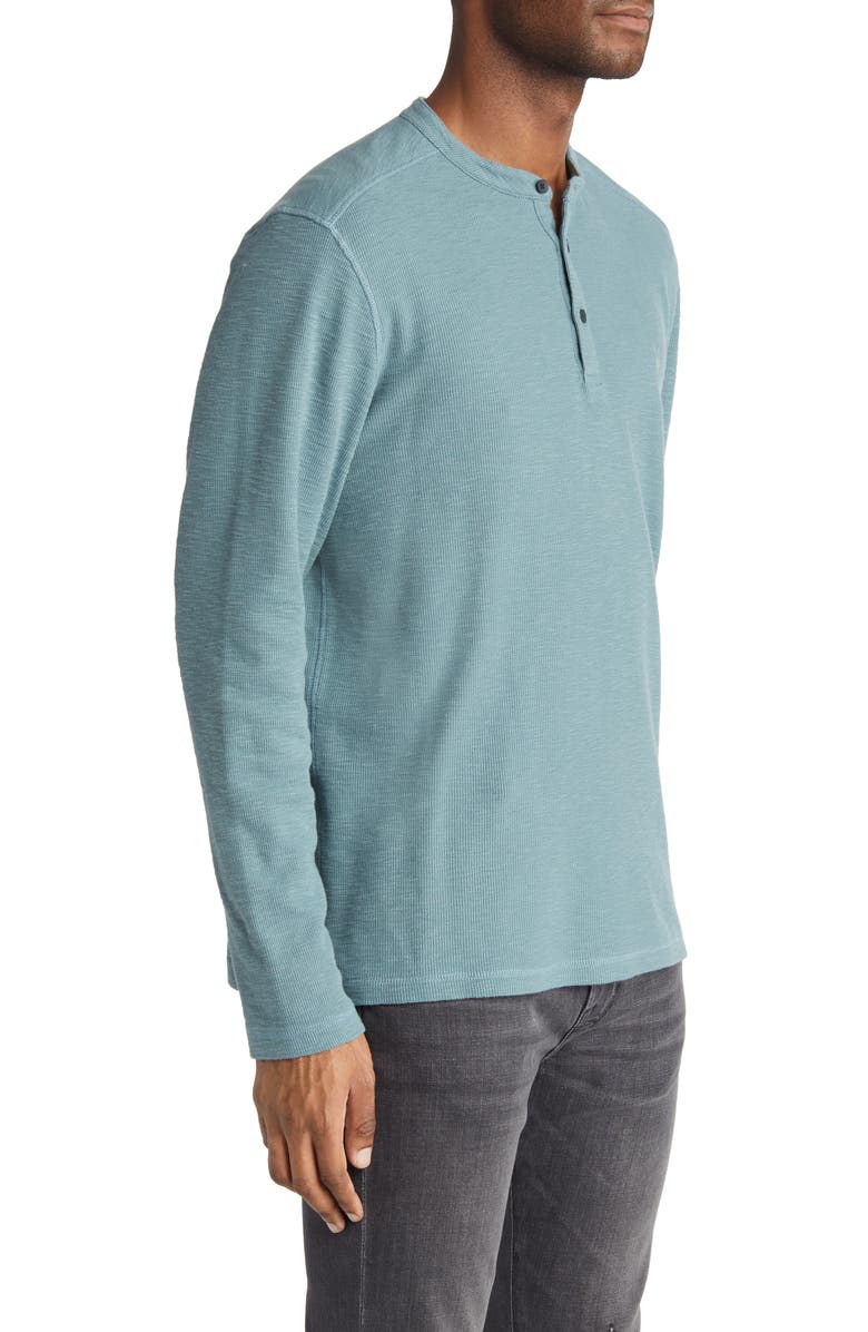 AllSaints Muse Long Sleeve Thermal Henley | Nordstrom