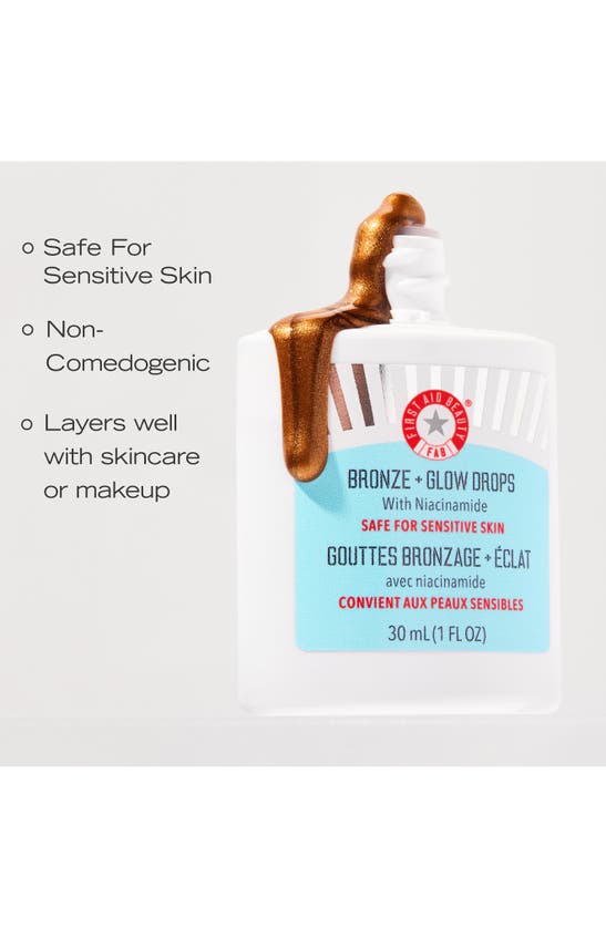 Shop First Aid Beauty Bronze + Glow Drops With Niacinamide, 1 oz