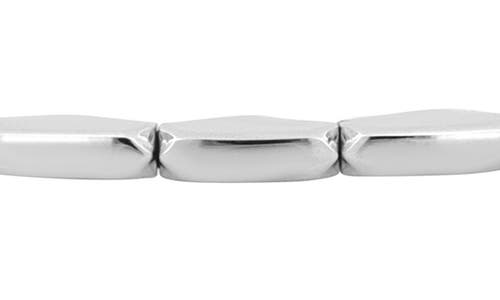 Bony Levy 14k Gold Bar Flexible Bracelet In 14k White Gold