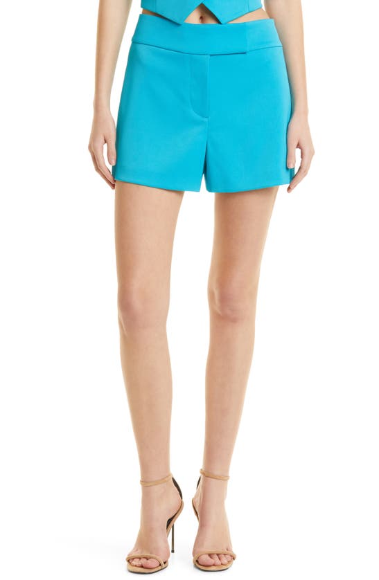 Alice And Olivia Mara Shorts In Ocean Floor