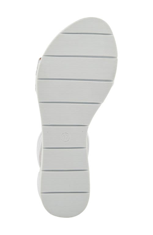 Spring Step Mexa Metallic Sandal In Silver