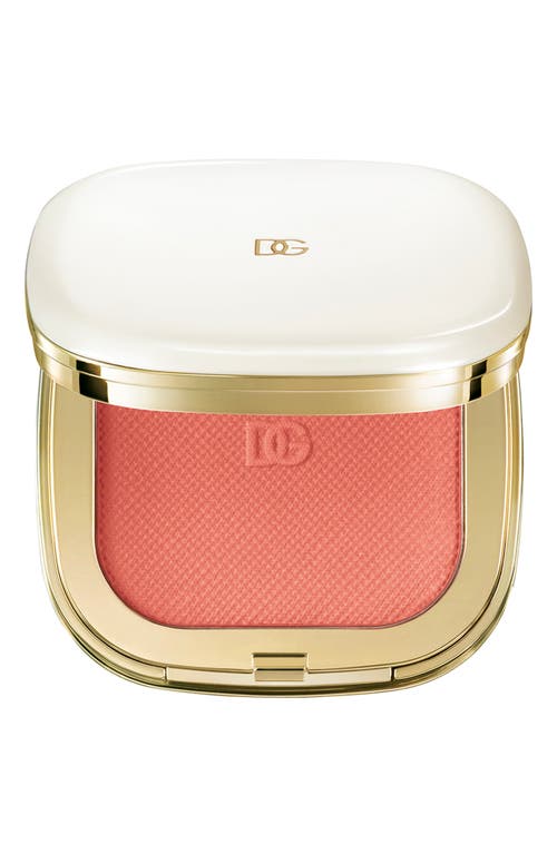 Dolce & Gabbana Dolce&gabbana Cheeks & Eyes Match Lasting Blush & Eyeshadow Powder In Joyful Peach