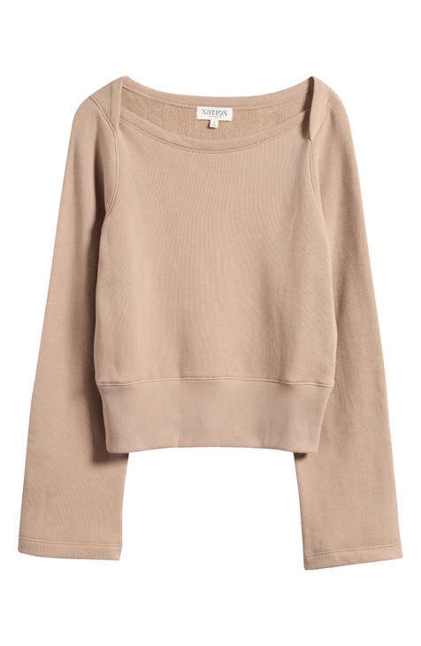 Women s Brown Crewneck Sweatshirts Nordstrom