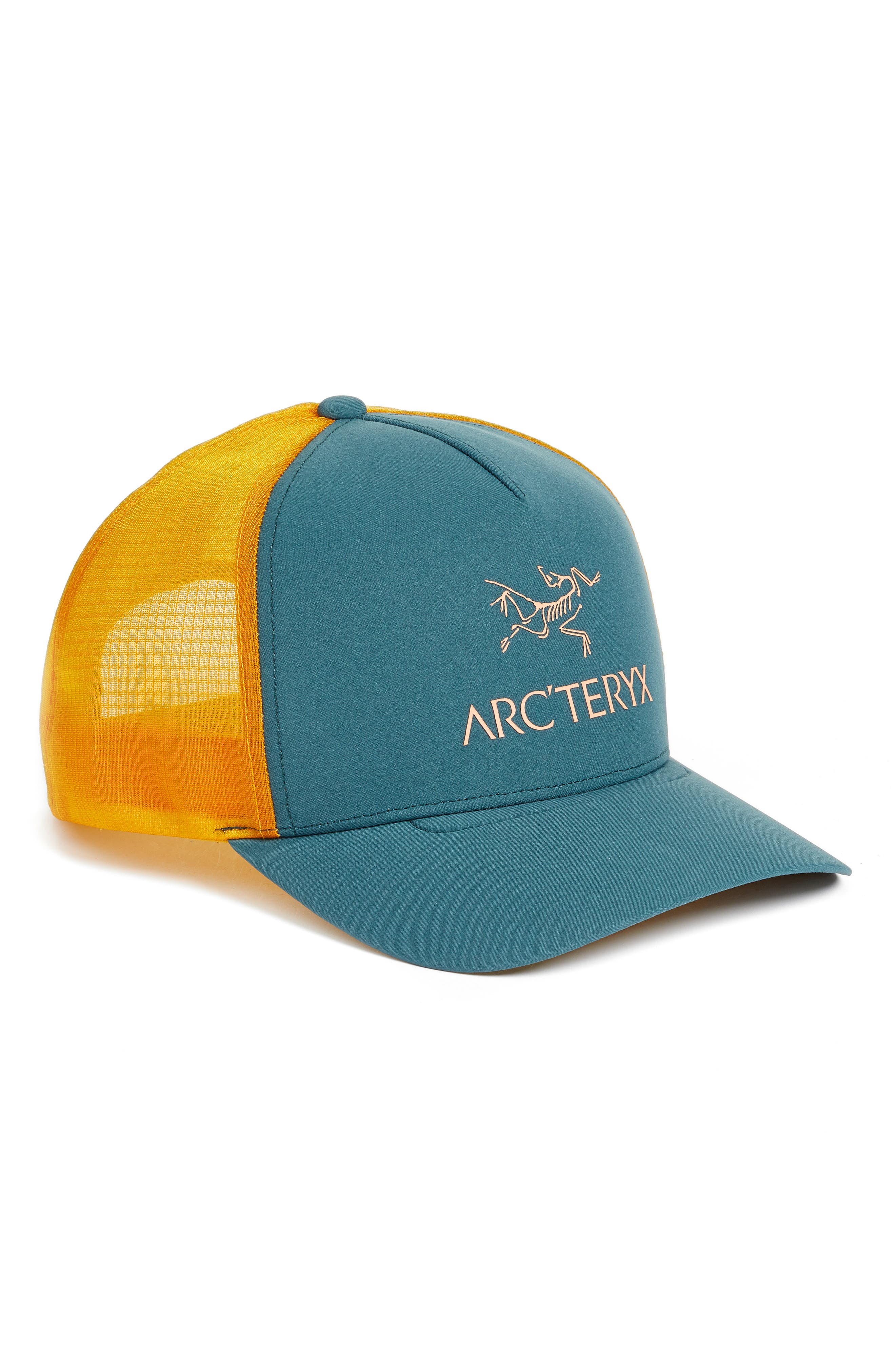 arcteryx logo trucker hat