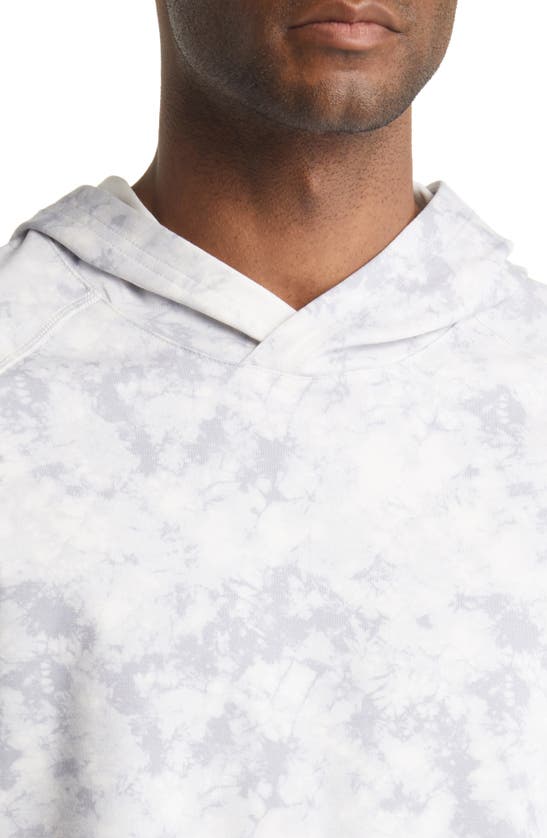 Mizzen + Main Proflex Performance Hoodie In Gray Sponge Print