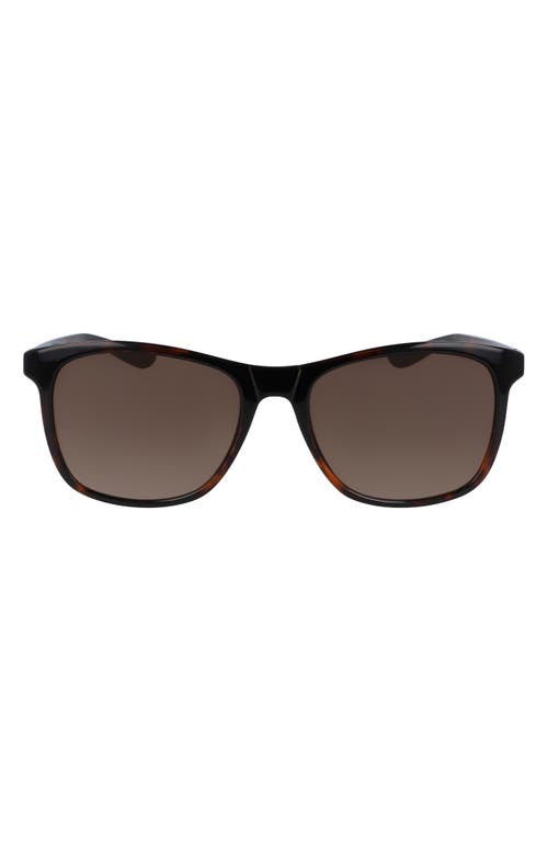 Shop Nike Passage 55mm Square Sunglasses In Tortoise/brown Gradient