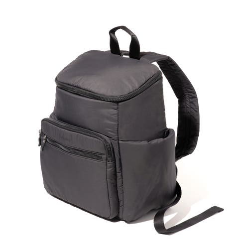 Shop Baggallini Go To Backpack In Black Puff