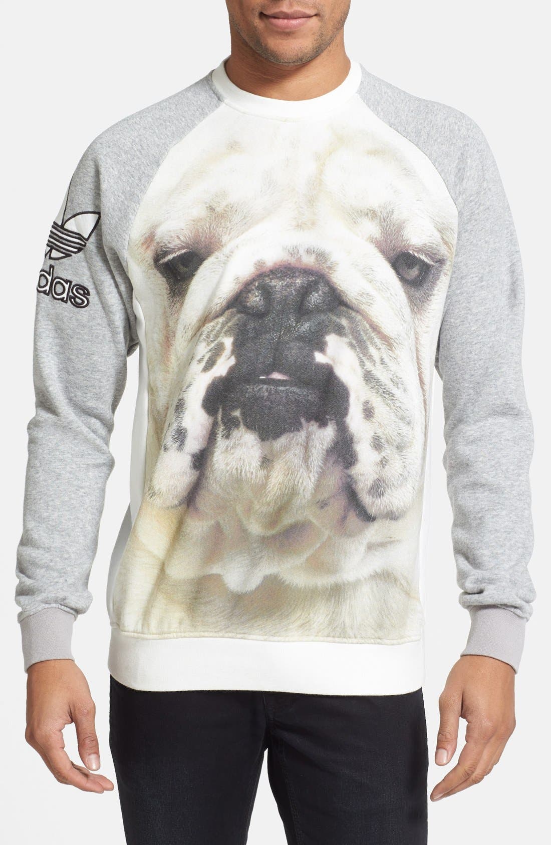 adidas Originals 'Bulldog' French Terry Crewneck Sweatshirt | Nordstrom