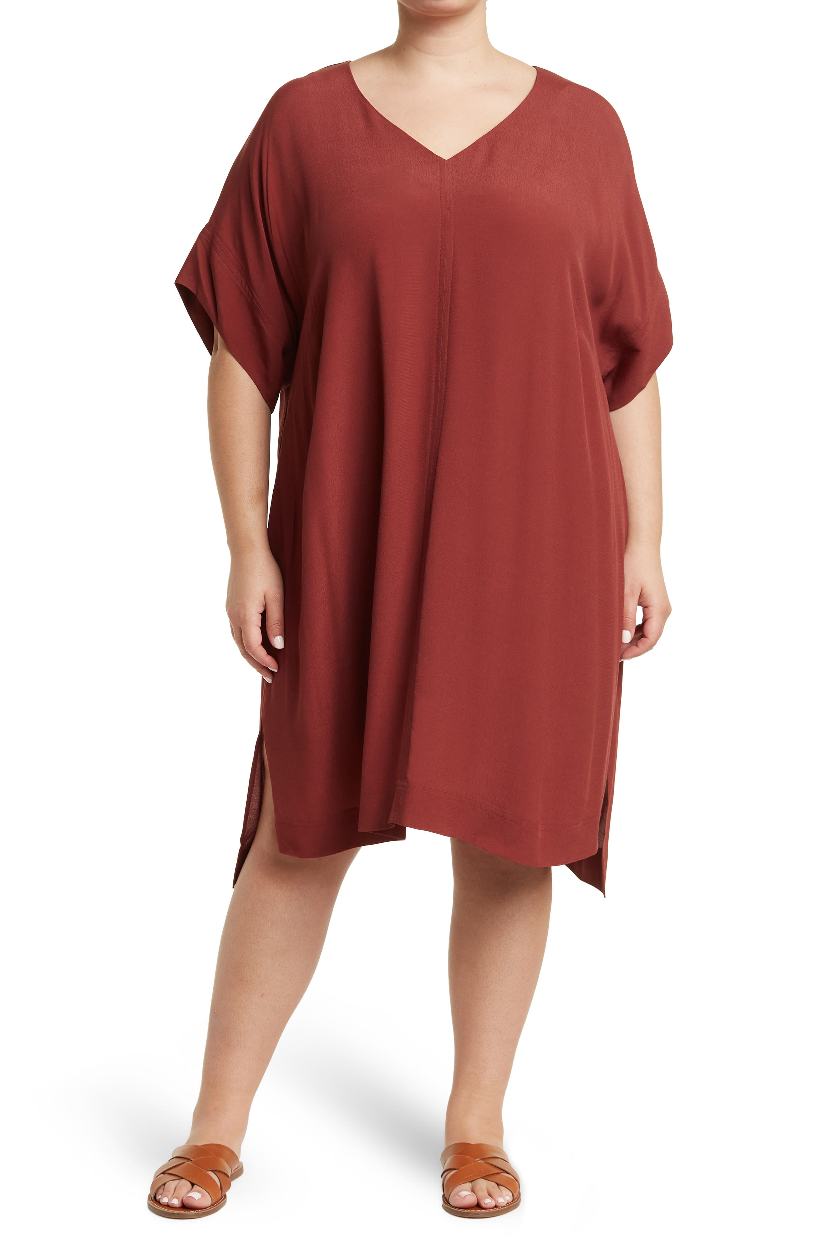 madewell novel short sleeve shift dress