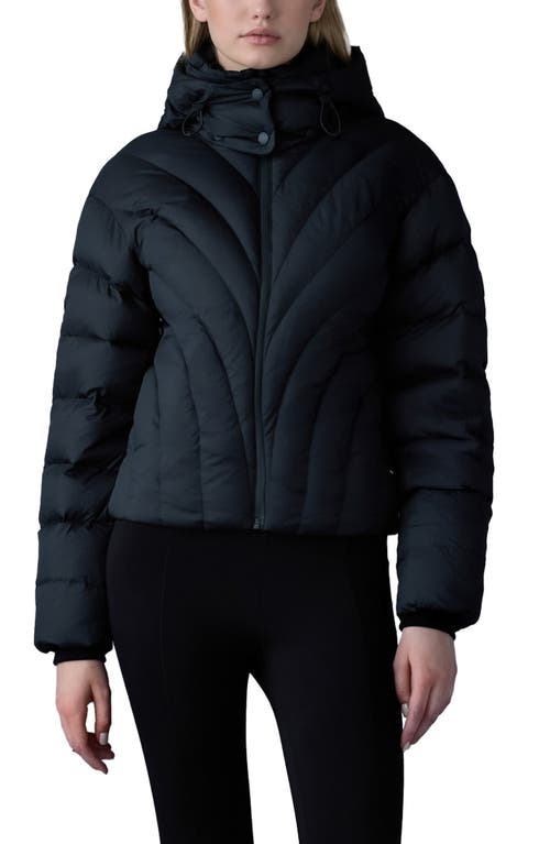 Shop Mackage Hope 750 Fill Power Down Puffer Jacket In Black