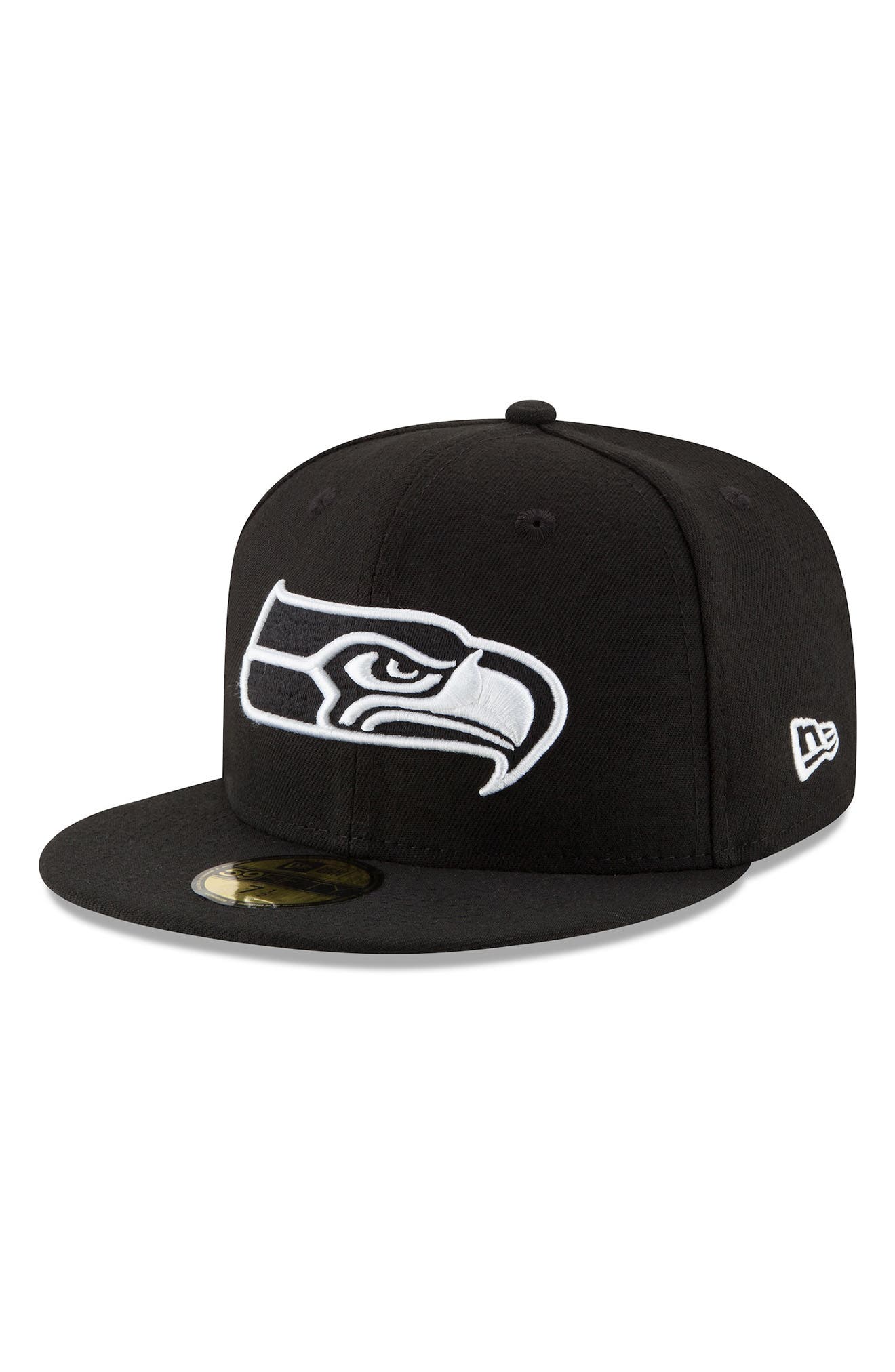 seattle seahawks cap black