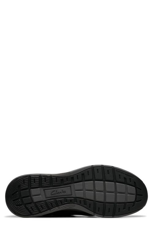Clarks Collection Men's Motion Trek Ez Shoes In Black Leather
