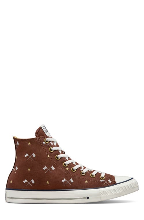 Shop Converse Gender Inclusive Chuck Taylor® All Star® 70 Hi Sneaker In Red Oak/egret/trailhead Gold